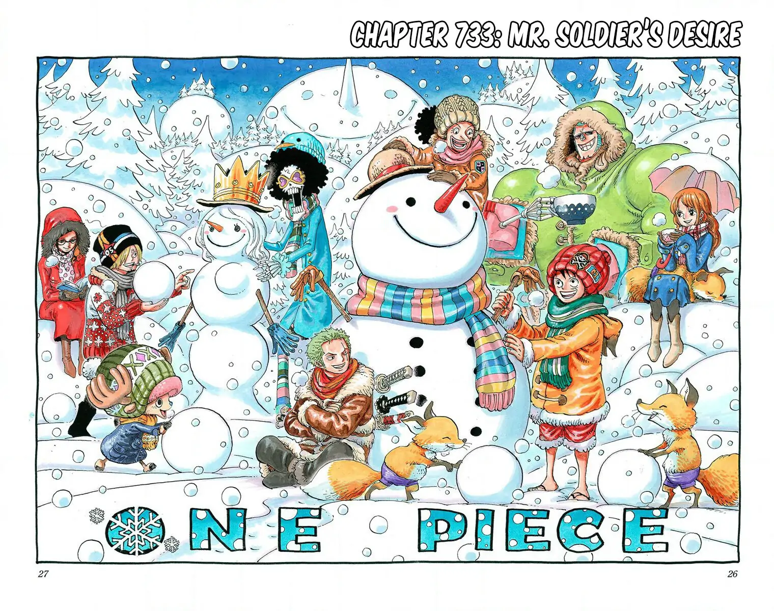 One Piece Digital Colored Chapter 733 image 02